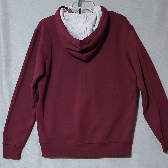 MBX Burgundy Women's Christmas Winter Hoodie with Snowman Design -Size Small - Picture 9 of 13